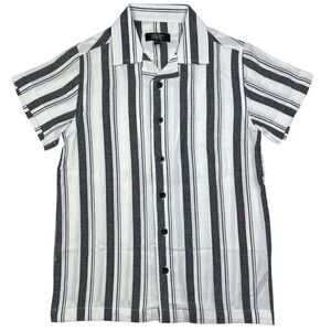 Eighty Eight Boys Short Sleeve Button Down Polo Collared Shirt - Size 10/12